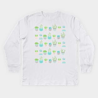 Desert Scene Tee  Cactus Shirt, Plant Shirt, Graphic Tee, Cute TShirt, Gift For Her, Tumblr Fashion, Casual Summer Fashion Fall Kids Long Sleeve T-Shirt